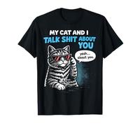Funny Sassy Cat Lover Cool Kitty Attitude Cat Owners Camiseta