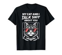 Funny Sassy Cat Lover Cool Kitty Attitude Cat Owners Camiseta