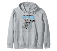 Funny Sassy Cat Lover Cool Kitty Attitude Cat Owners Sudadera con Capucha