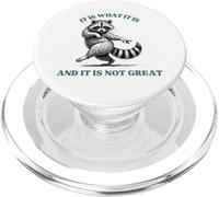 Funny Sassy Raccon es lo que es y no es tan bueno PopSockets PopGrip para MagSafe