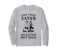 Funny Satanás inventó el Yoga Caliente Manga Larga
