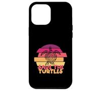 Funny Save Turtles Retro Distressed Turtle Graphic Carcasa para iPhone 12 Pro MAX