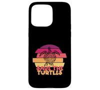 Funny Save Turtles Retro Distressed Turtle Graphic Carcasa para iPhone 15 Pro MAX
