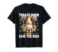 Funny Saying For Beekeeper Cute Spring Gnome Save The Bees Camiseta