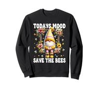 Funny Saying For Beekeeper Cute Spring Gnome Save The Bees Sudadera