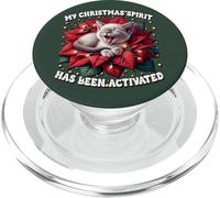 Funny Saying For Cat Owner Kitten Lover Christmas Season PopSockets PopGrip para MagSafe