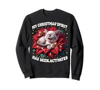 Funny Saying For Cat Owner Kitten Lover Christmas Season Sudadera