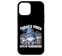 Funny Saying For Garden Lover Cute Blueberry Summer Gnome Carcasa para iPhone 12 mini