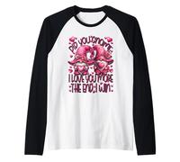 Funny Saying For GNOME Lover I Love You More The End I Win Camiseta Manga Raglan