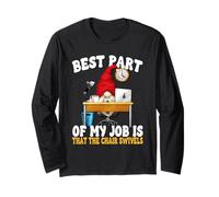 Funny Saying For Men 9 To 5 Job Home Office Humor GNOME Dad Manga Larga
