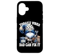 Funny Saying For Men Daddy GNOME Handyman Dad Can Fix It Carcasa para iPhone 16