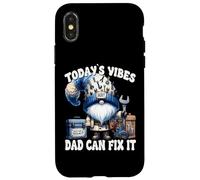 Funny Saying For Men Daddy GNOME Handyman Dad Can Fix It Carcasa para iPhone X/XS