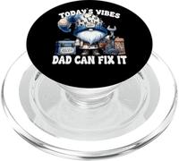 Funny Saying For Men Daddy GNOME Handyman Dad Can Fix It PopSockets PopGrip para MagSafe