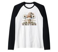 Funny Saying For Women Men and Kids Sweet Dandelion GNOME Camiseta Manga Raglan