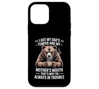Funny Saying Got Dad'S Temper Mom'S Mouth Bear Coffee Carcasa para iPhone 12 Mini