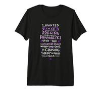 Funny Saying - I Wanted To Go Jogging But Proverbs 28:1 Camiseta Premium