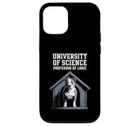 Funny Saying Professor of Logic University Dog Mujeres Hombres Carcasa para iPhone 12/12 Pro