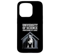 Funny Saying Professor of Logic University Dog Mujeres Hombres Carcasa para iPhone 15 Pro