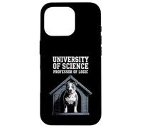 Funny Saying Professor of Logic University Dog Mujeres Hombres Carcasa para iPhone 16 Pro