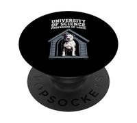 Funny Saying Professor of Logic University Dog Mujeres Hombres PopSockets PopGrip Adhesivo