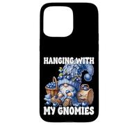 Funny Saying With Summer Gnome And Fresh Picked Blueberries Carcasa para iPhone 15 Pro Max