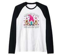Funny Sayings For Women Rescue Dog Mom and Pitbull Momma Camiseta Manga Raglan
