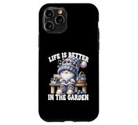 Funny Sayings Summer Gnome Life Is Better In The Garden Carcasa para iPhone 11 Pro