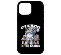 Funny Sayings Summer Gnome Life Is Better In The Garden Carcasa para iPhone 16 Pro Max