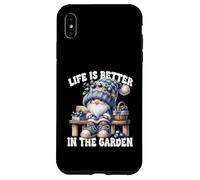Funny Sayings Summer Gnome Life Is Better In The Garden Carcasa para iPhone XS Max