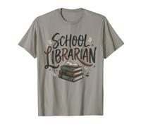 Funny School Bibliotecario Amante del Libro Especialista en Medios Educador Camiseta
