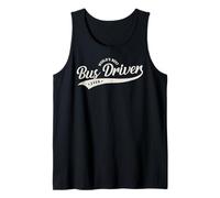 Funny School Bus Driver, World'S Best Bus Driver Ever Camiseta sin Mangas