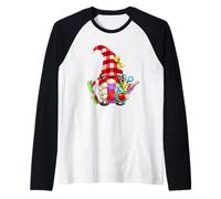 Funny School GNOME For Teacher Cute Welcome Back To School Camiseta Manga Raglan
