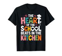 Funny School Kitchen Heart Chef Love Cook Personal Camiseta