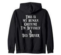 Funny School or City Bus Driver Costume For Bus Driving Gift Sudadera con Capucha