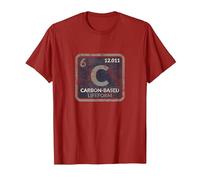 Funny Sci Fi Carbon Based Life Form Science Teacher T Shirt Camiseta, Hombre, Arándano, L