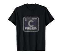 Funny Sci Fi Carbon Based Life Form Science Teacher T Shirt Camiseta, Hombre, Negro, S