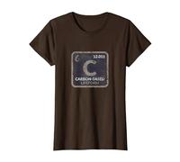 Funny Sci Fi Carbon Based Life Form Science Teacher T Shirt Camiseta, Mujer, Marrón, S