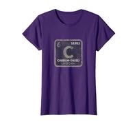 Funny Sci Fi Carbon Based Life Form Science Teacher T Shirt Camiseta, Mujer, Morado, XS