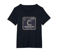 Funny Sci Fi Carbon Based Life Form Science Teacher T Shirt Camiseta, Mujer Tallas Grandes, Negro, 2XL Grande