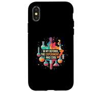 Funny Science Experiment Was Cool Scientist Lab Carcasa para iPhone X/XS