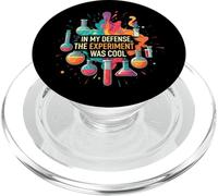 Funny Science Experiment Was Cool Scientist Lab PopSockets PopGrip para MagSafe