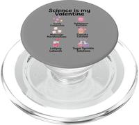 Funny Science is my Valentine PopSockets PopGrip para MagSafe
