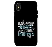 Funny Science Joke Physics Lover Si no Fuera por la física Carcasa para iPhone X/XS