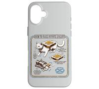 Funny Science Sarcasmo Hypothesis Infinite Energy Loop Cat Carcasa para iPhone 16 Plus