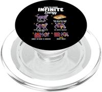 Funny Science Sarcasmo Hypothesis Infinite Energy Loop Cat PopSockets PopGrip para MagSafe