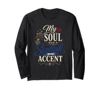 Funny Scotland Humor Scot Joke: My Soul Has Scottish Accent Manga Larga