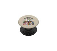 Funny Seagull I Axolotl Preguntas Pre-K Juego de Palabras Escuela del Primer día PopSockets PopGrip Adhesivo
