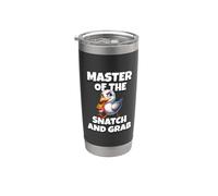 Funny Seagull Master Of Snatch and Grab Food Stealer Thief Vaso térmico de acero inoxidable de doble pared