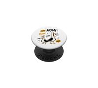 Funny Seagull Mom Mothers Day Mama Seagulls PopSockets PopGrip Adhesivo