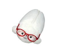 Funny Seal - Estuche para lápices de gran capacidad con cierre de cremallera, regalo multiusos para estudiantes, familiares, amigos, compañeros de clase, White, 8.66 x 3.94 x 3.94 inches, Informal